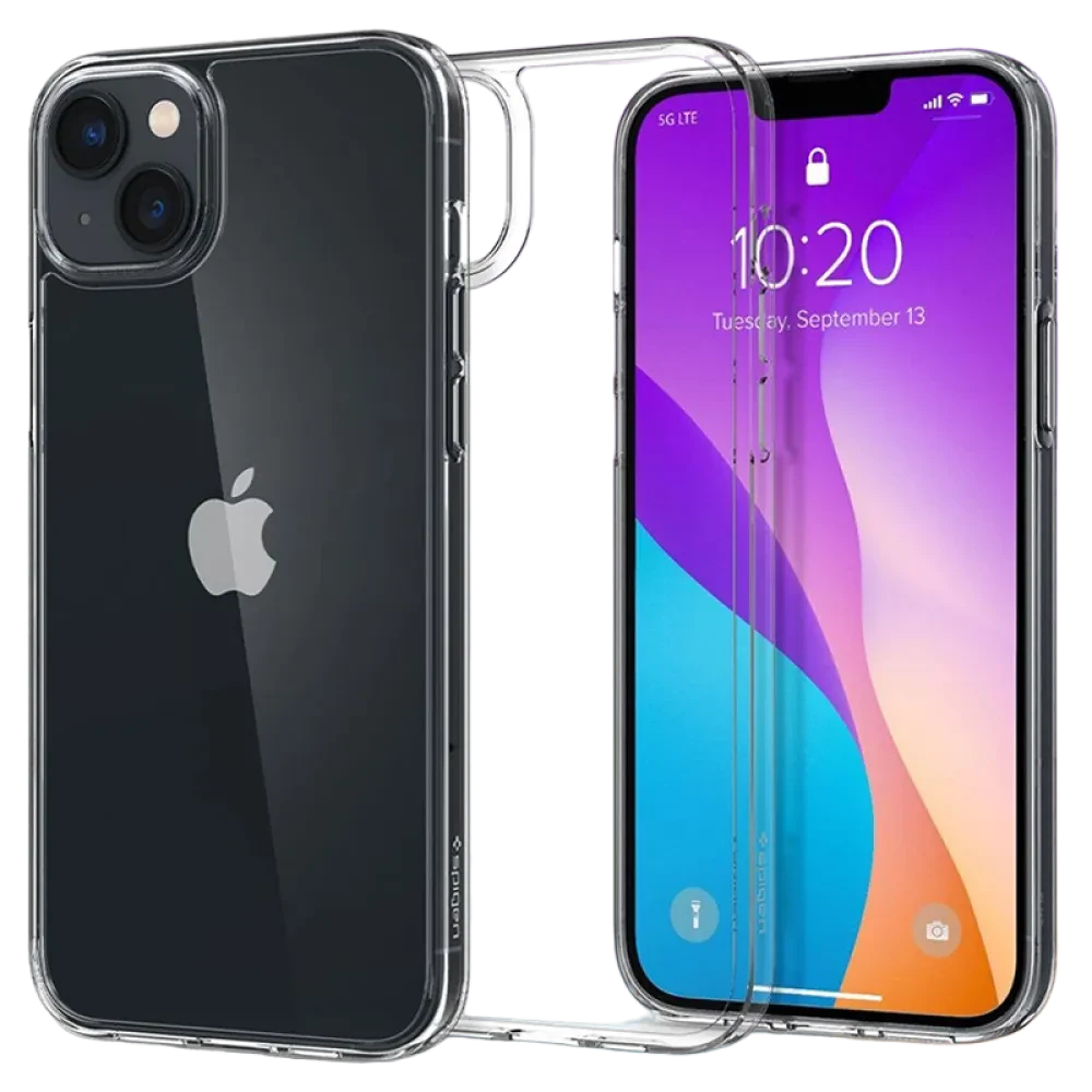 Чехол Spigen iPhone 14, Airskin Hybrid, Прозрачный