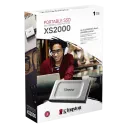 Внешний портативный SSD накопитель Kingston XS2000, 1 ТБ, Серебристый (SXS2000/1000G)