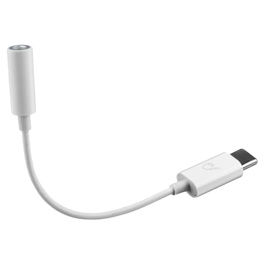 Audio Adaptor Cellularline Music Enabler Type-C, 3.5 mm/USB Type-C, 0,15m, Alb