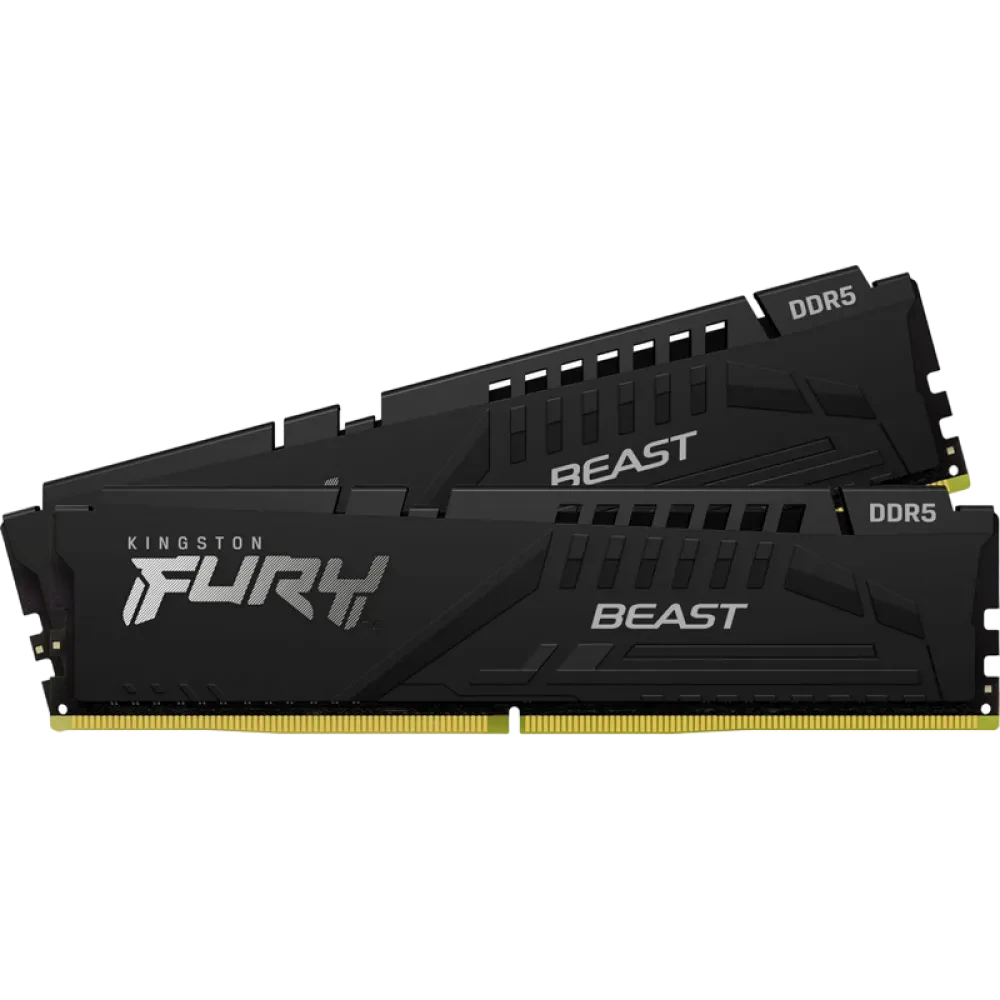 Оперативная память Kingston FURY Beast, DDR5 SDRAM, 5600 МГц, 64Гб, KF556C36BBEK2-64
