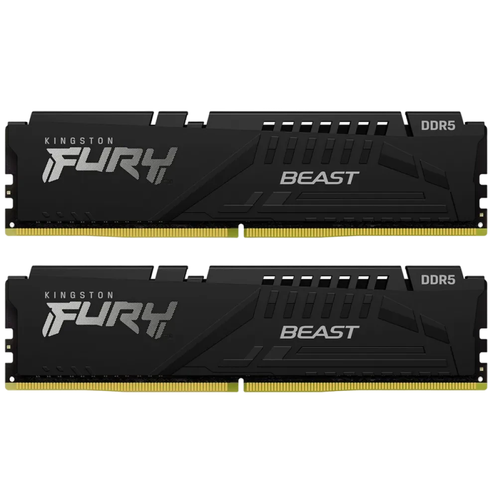 Оперативная память Kingston FURY Beast, DDR5 SDRAM, 5600 МГц, 64Гб, KF556C36BBEK2-64