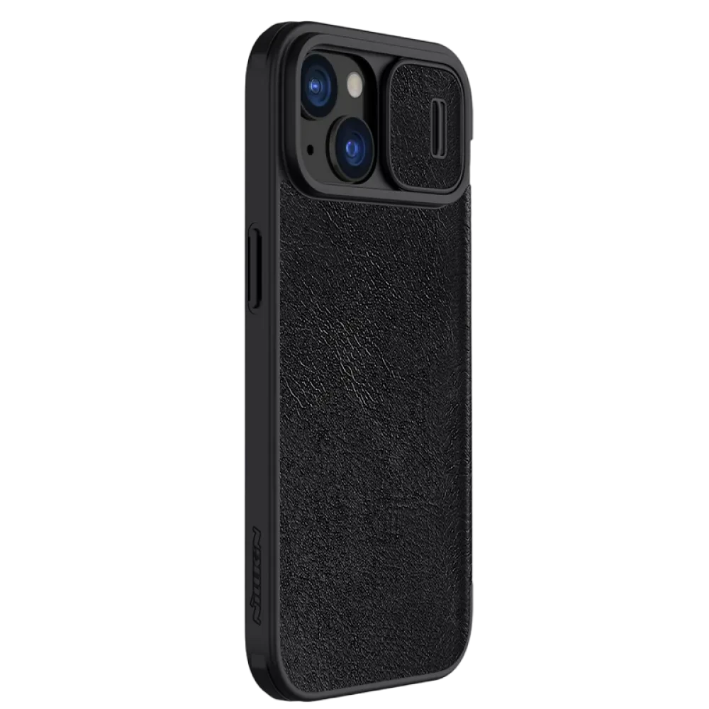 Husă tip carte Nillkin iPhone 15 Pro Max - Qin Pro, Negru