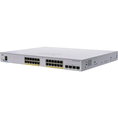 Сетевой коммутатор Cisco CBS250-24FP-4X, 24x 10/100/1000 Мбит/с
