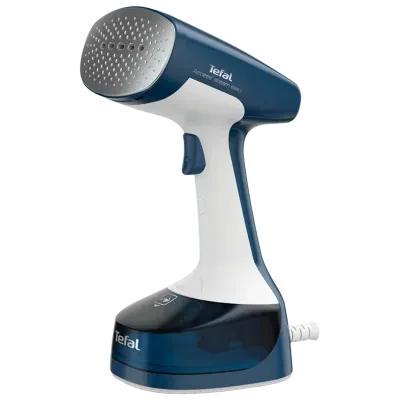 Aparat de călcat vertical cu aburi Tefal DT7130E1, Albastru | Alb