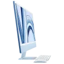 Computer All-in-One Apple iMac A2874, 24", M3 with 8-core CPU and 8-core GPU, 16GB/512GB, macOS Sonoma, Albastru