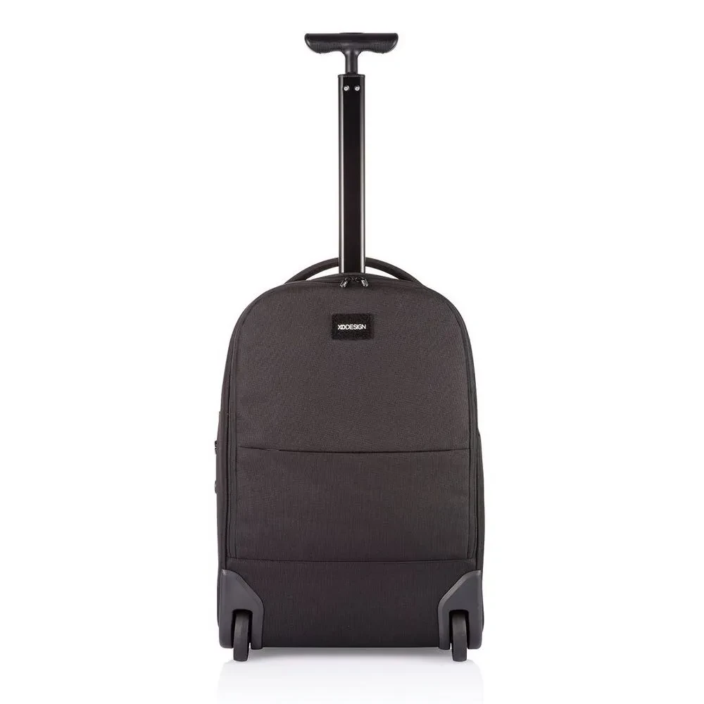 Rucsac de călătorie Bobby Trolley, 17", Poliuretan, Negru
