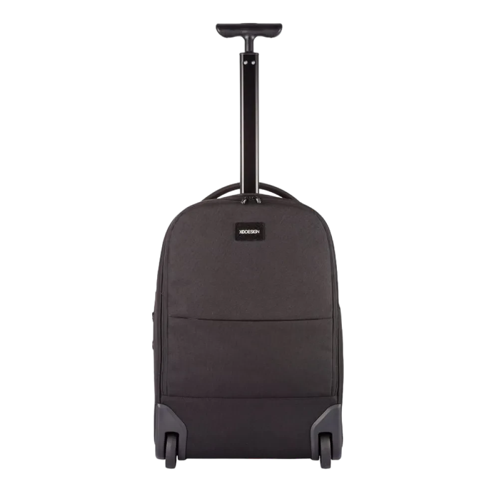 Rucsac de călătorie Bobby Trolley, 17", Poliuretan, Negru