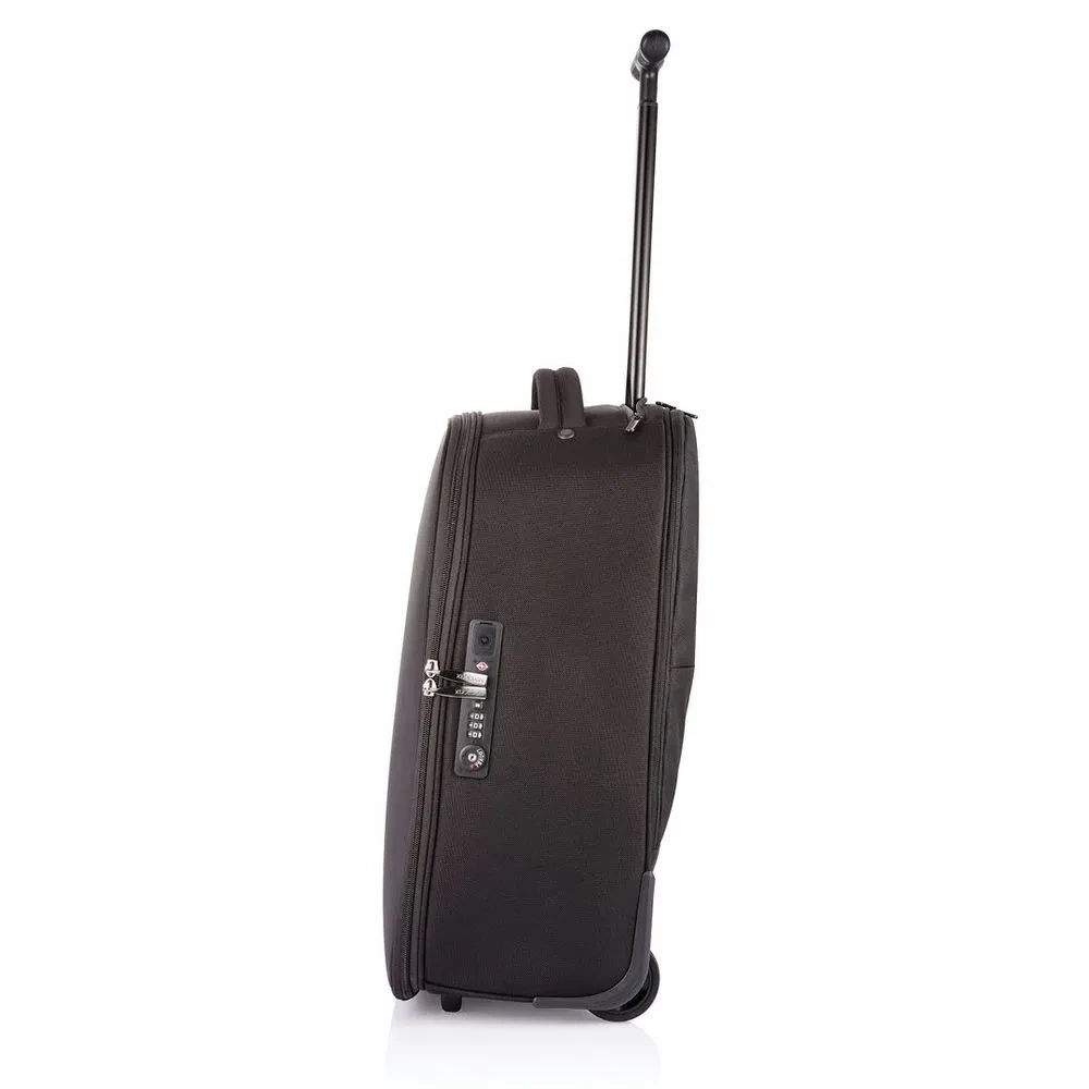 Rucsac de călătorie Bobby Trolley, 17", Poliuretan, Negru
