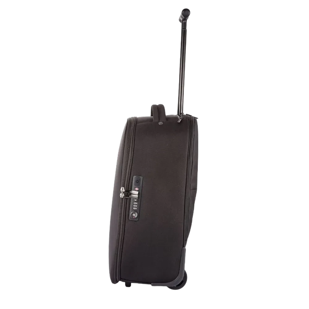 Rucsac de călătorie Bobby Trolley, 17", Poliuretan, Negru