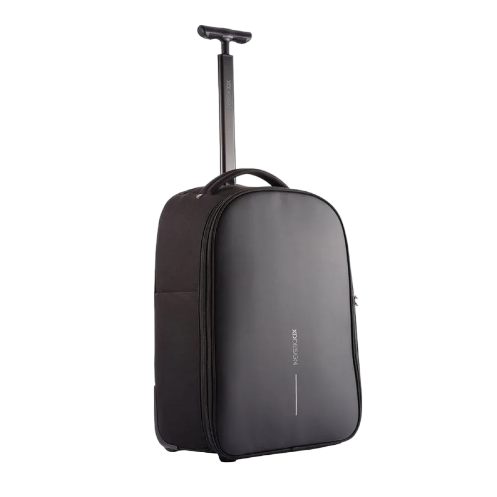 Rucsac de călătorie Bobby Trolley, 17", Poliuretan, Negru