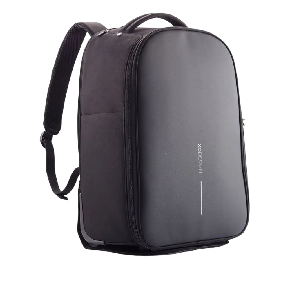 Rucsac de călătorie Bobby Trolley, 17", Poliuretan, Negru