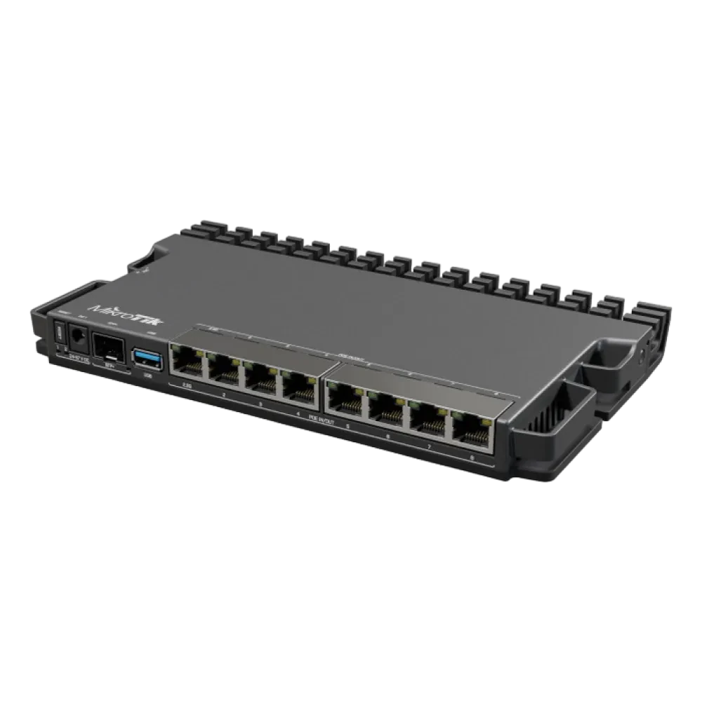 Router MikroTik RB5009UPr+S+IN, Negru