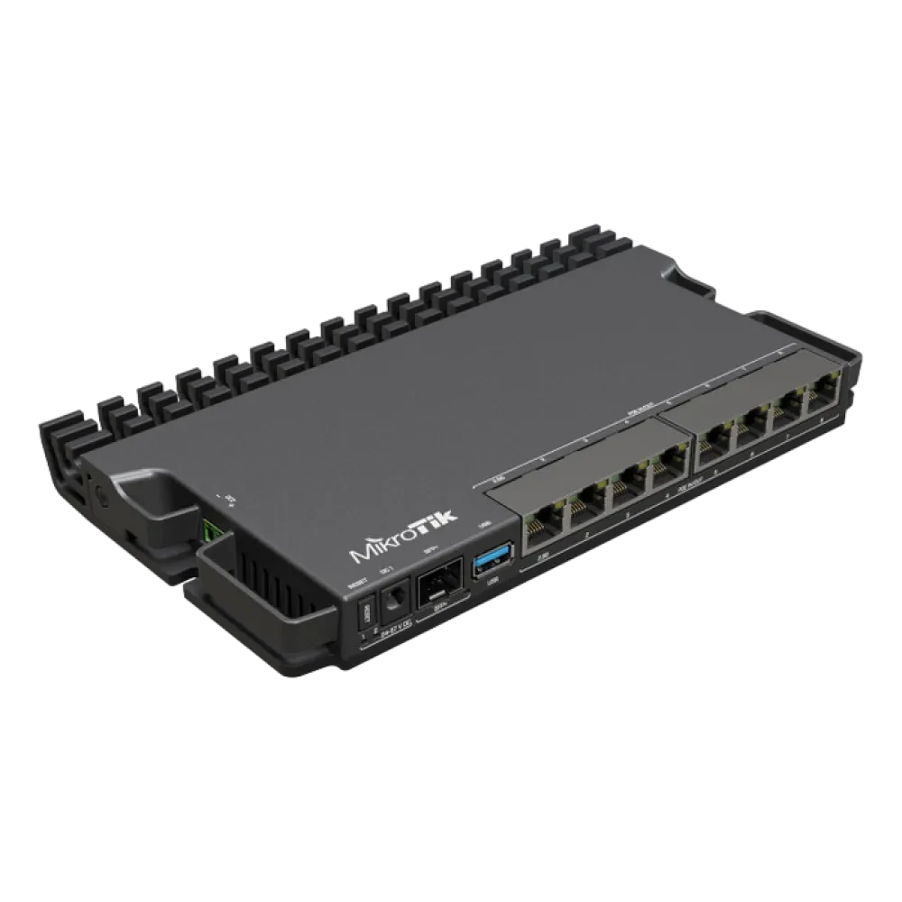 Router MikroTik RB5009UPr+S+IN, Negru