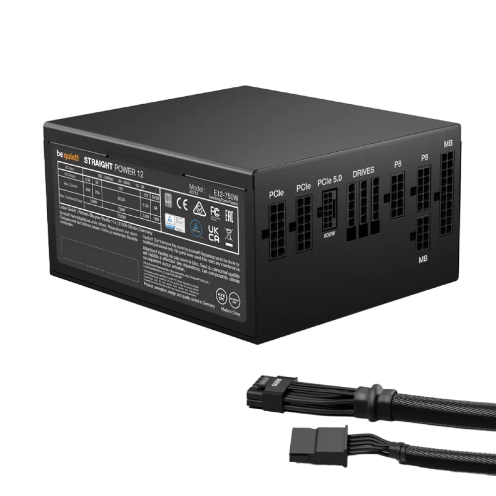 Sursă Alimentare PC be quiet! STRAIGHT POWER 12, 750W, ATX, Complet modular