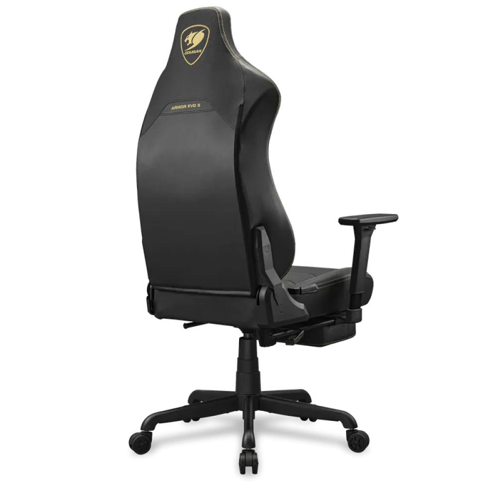 Scaun Gaming Cougar Armor EVO S, PU Piele, Negru | Auriu