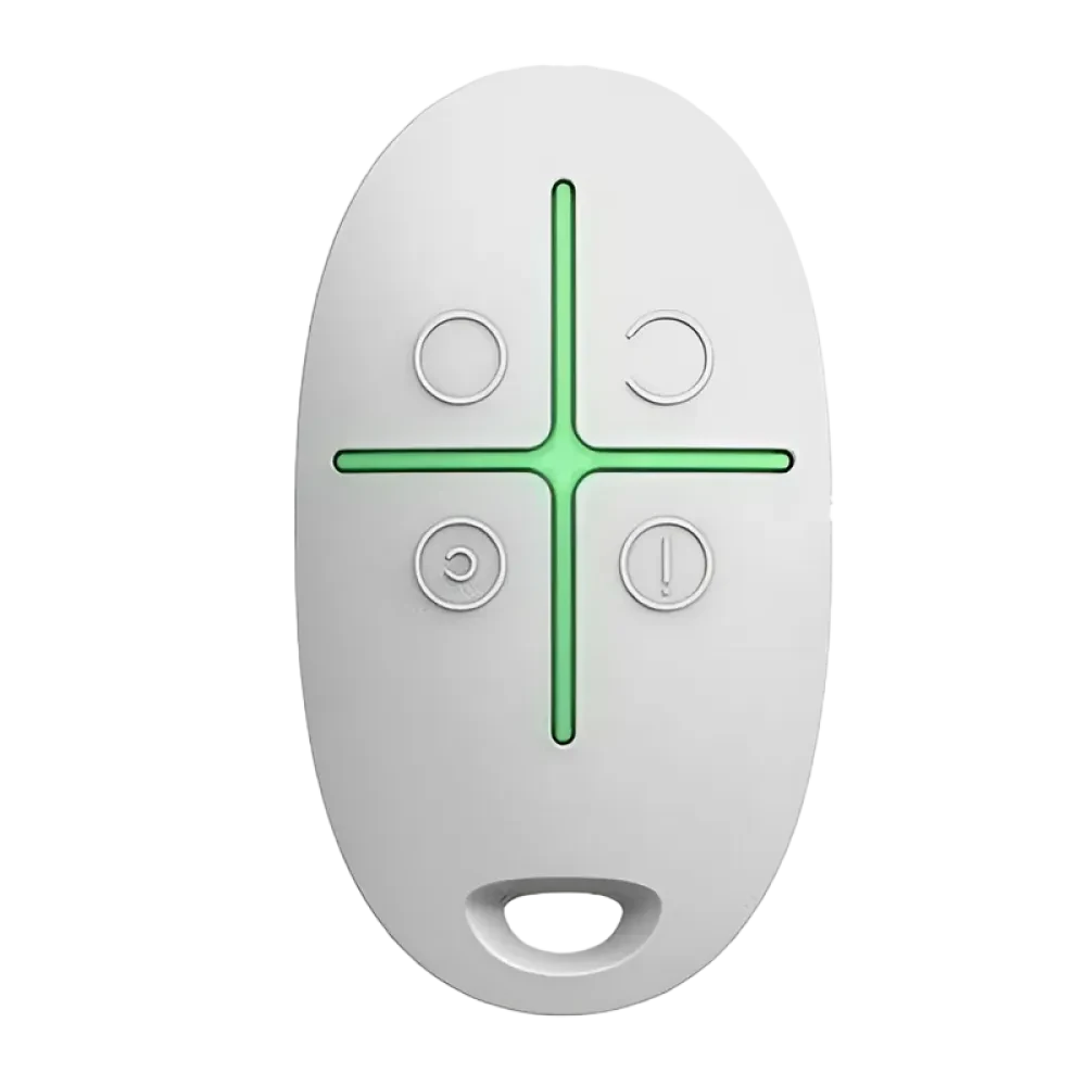 Buton de urgență Ajax SpaceControl, Alb