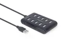 USB-концентратор Gembird UHB-U2P10P-01, Чёрный