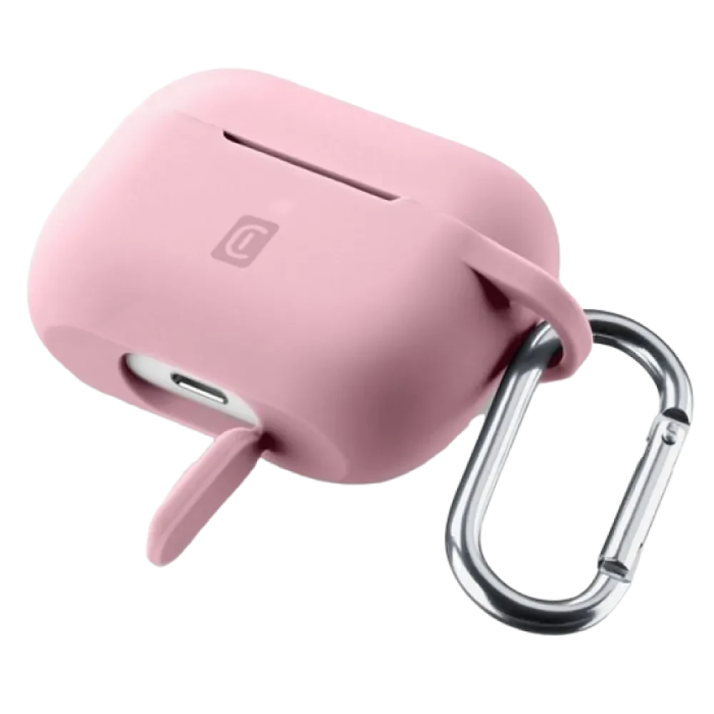 Husă pentru Airpods Cellularline Bounce - AirPods 1 & 2, Roz