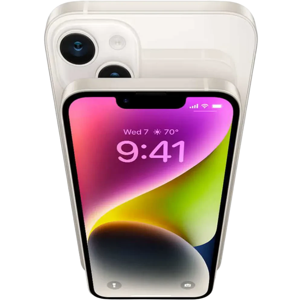 Смартфон Apple iPhone 14, 6Гб/128Гб, Starlight