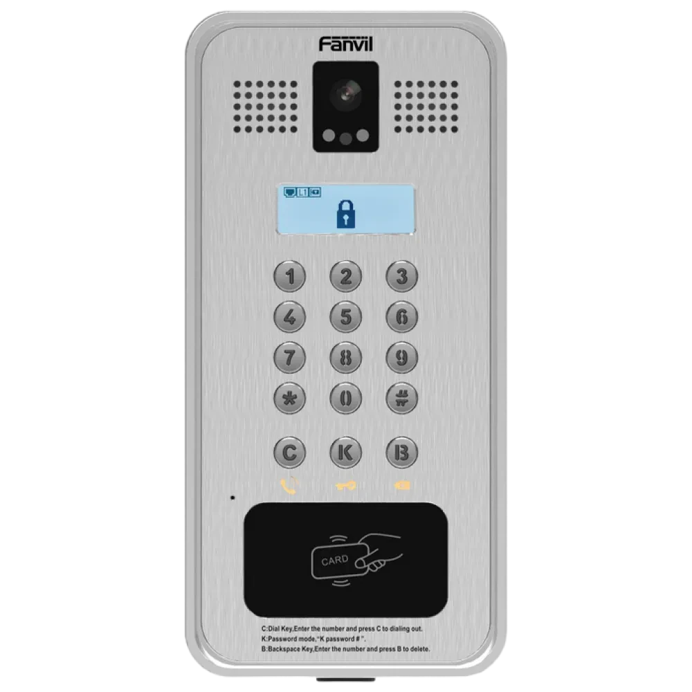 Interfon IP Fanvil i33VF, Gri