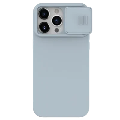 Чехол Nillkin iPhone 15 Pro, CamShield Silky Silicone, Star Gray