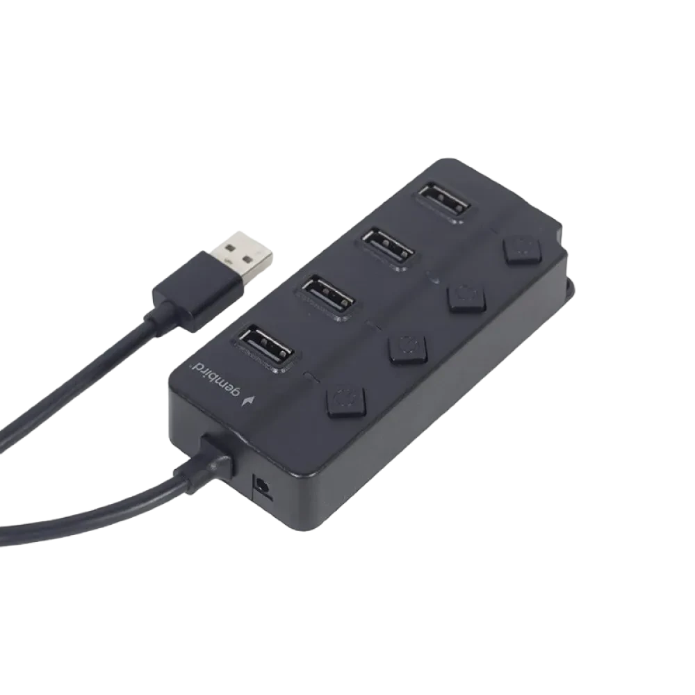 Adaptor Hub Gembird UHB-U2P4P-01, Negru