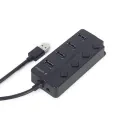 Adaptor Hub Gembird UHB-U2P4P-01, Negru