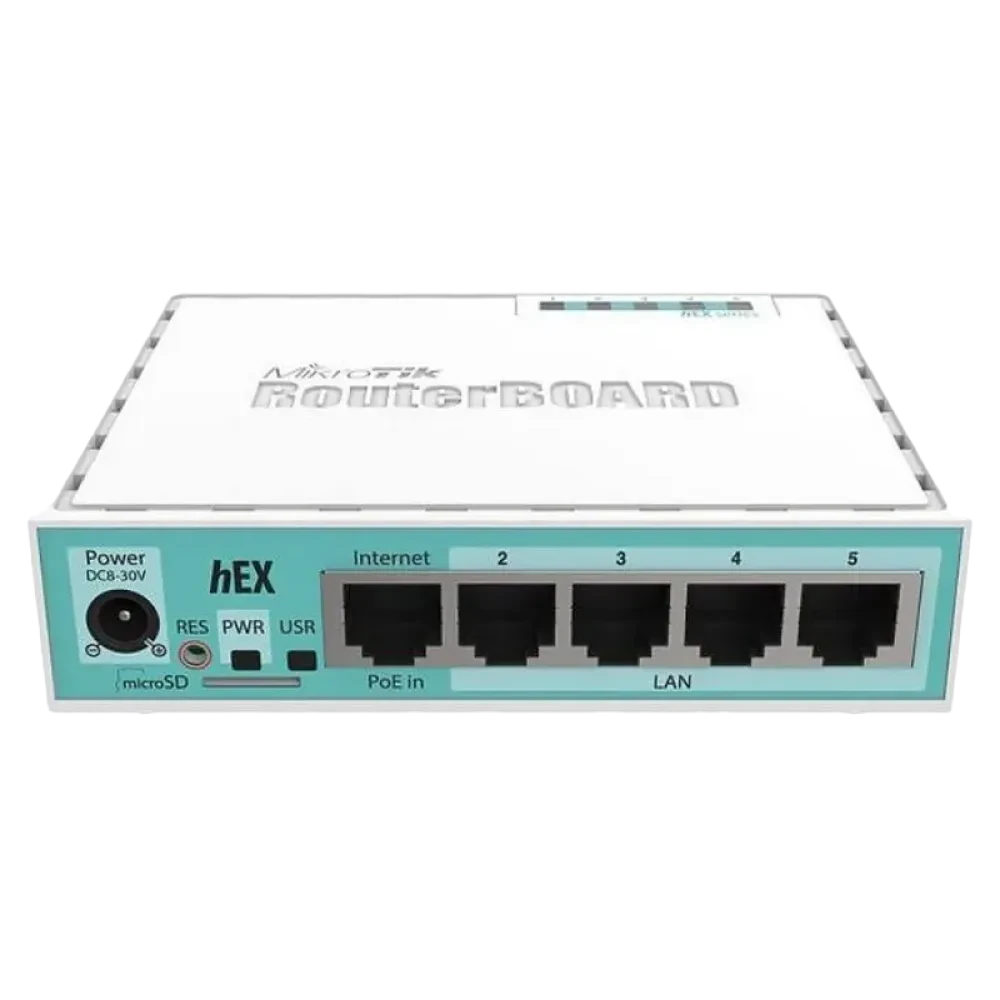 Маршрутизатор MikroTik hEX, Белый