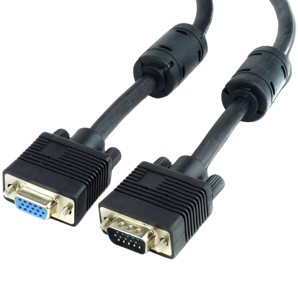 Cablu Video Cablexpert CC-PPVGAX-10-B, VGA D-Sub (M) - VGA D-Sub, 3m, Negru