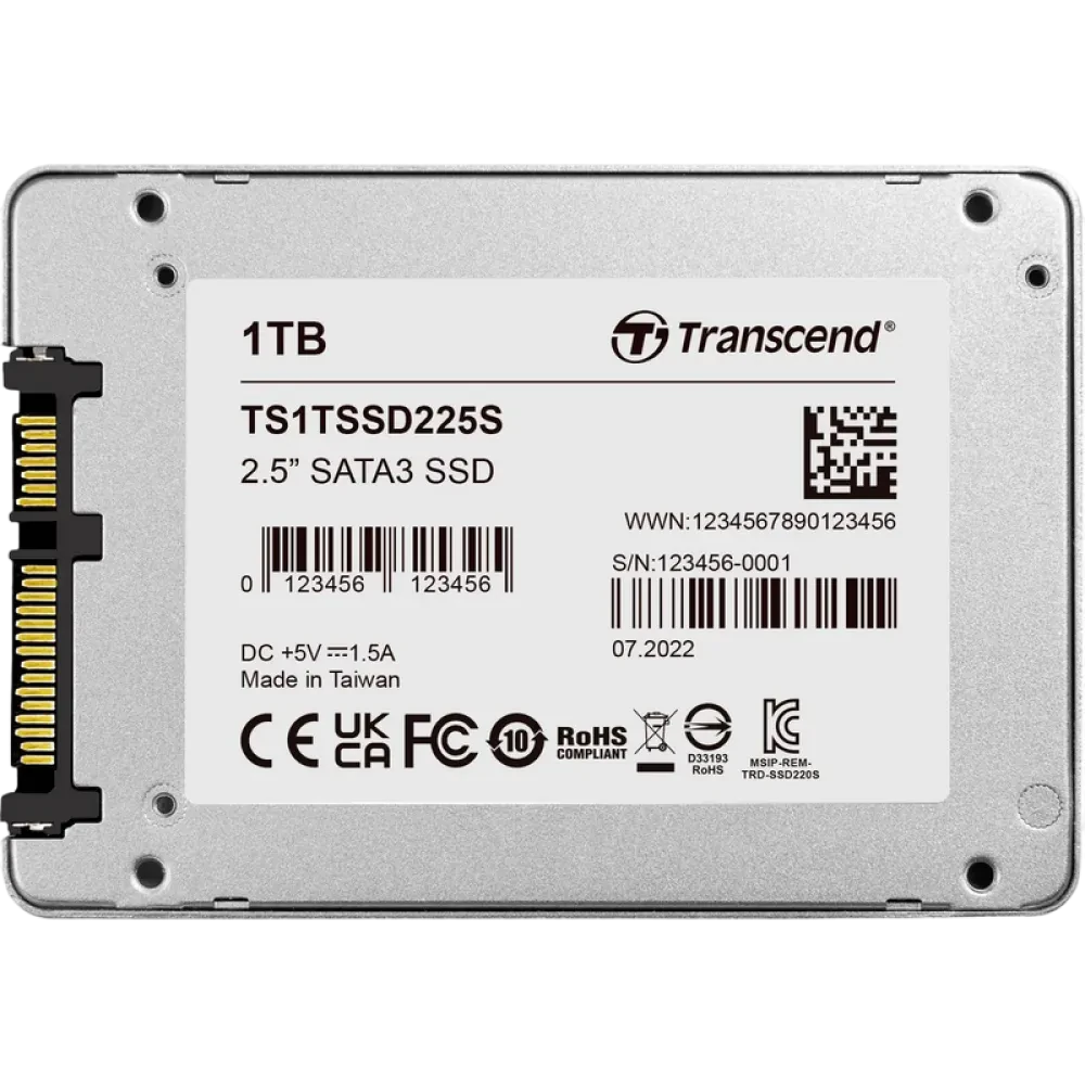 Накопитель SSD Transcend 225S, 1000Гб, TS1TSSD225S