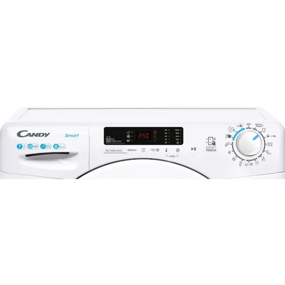 Mașină de spălat Candy CS4 1072DE/1-S, 7kg, Alb
