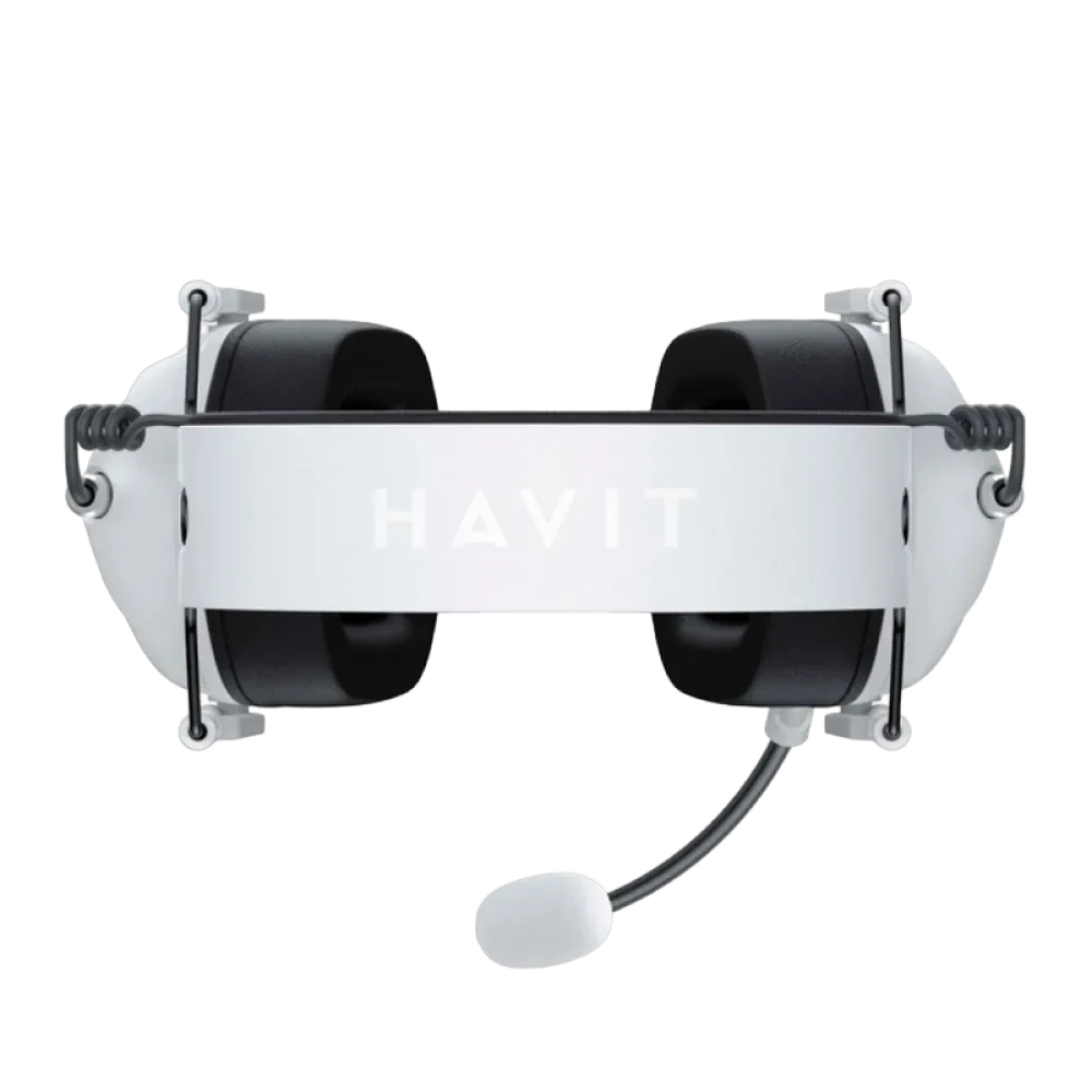 Căști gaming Havit H2033d, Cu fir, Alb