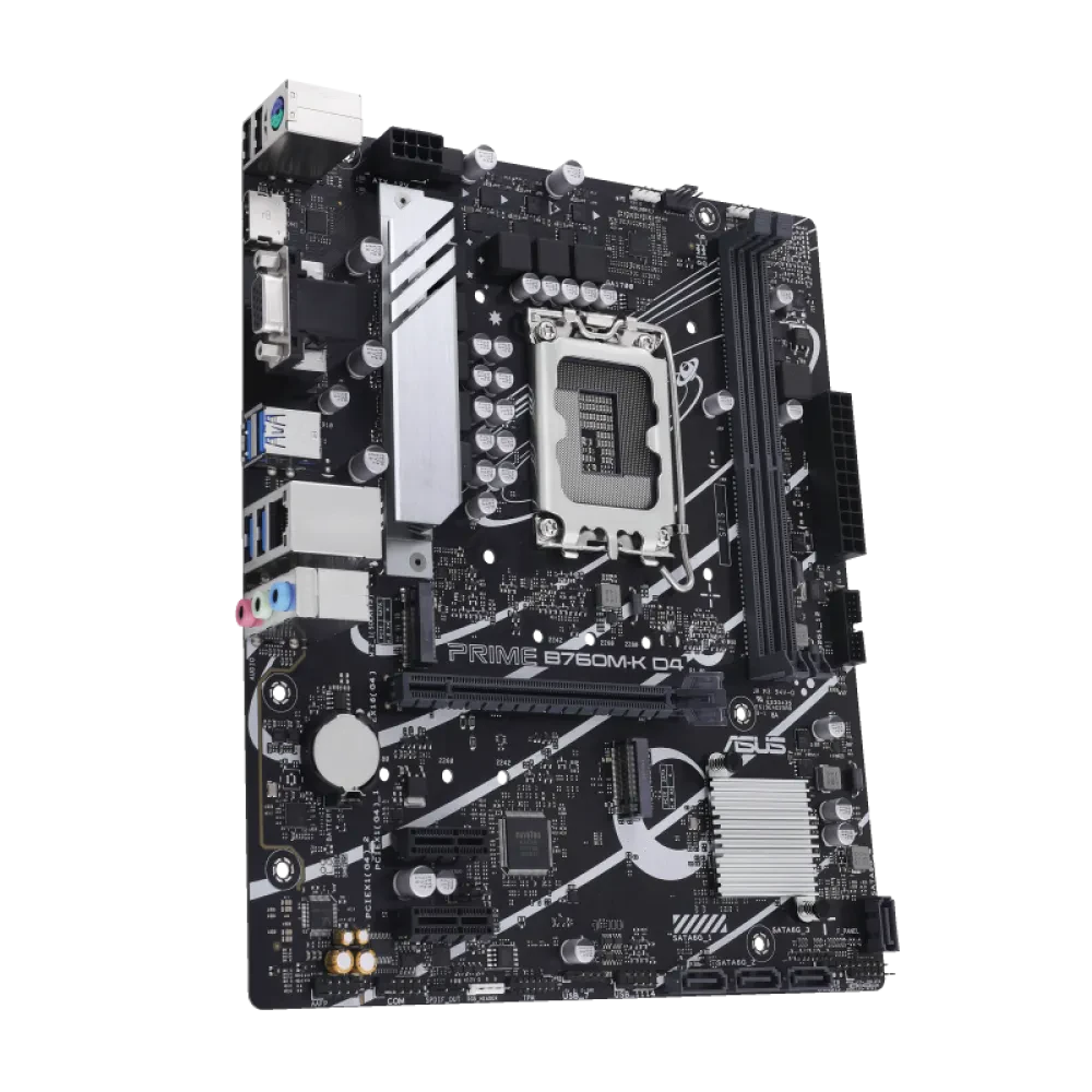 Placă de bază ASUS PRIME B760M-K D4, LGA1700, Intel B760, Micro-ATX