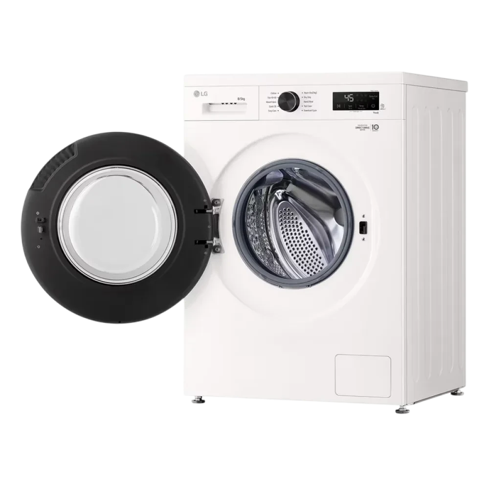 Стирально-сушильная машина LG W4X1085NWK, 8кг, Белый