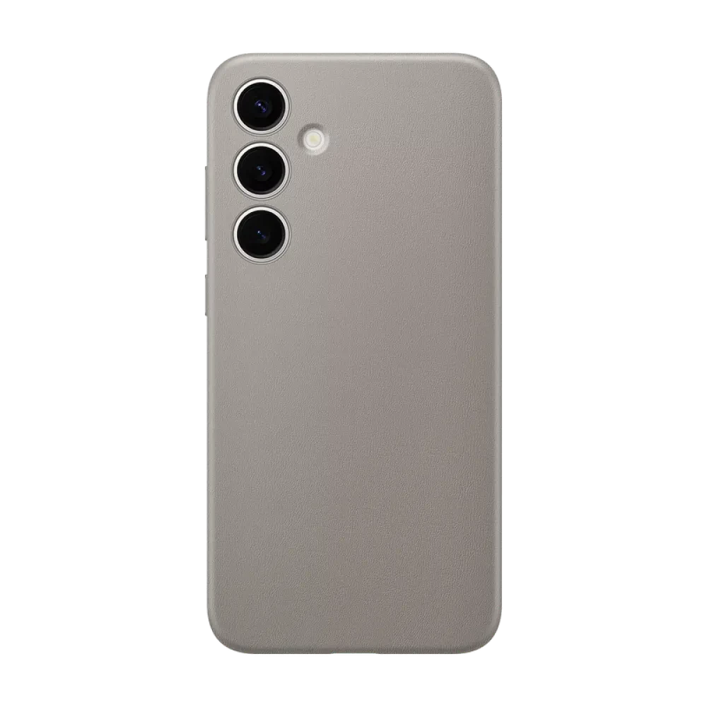 Чехол Samsung Vegan Leather Case Galaxy S24+, Серо-коричневый