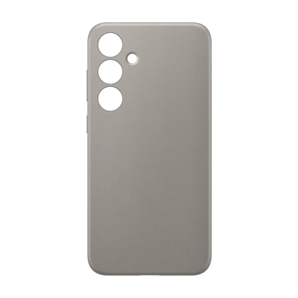 Чехол Samsung Vegan Leather Case Galaxy S24+, Серо-коричневый