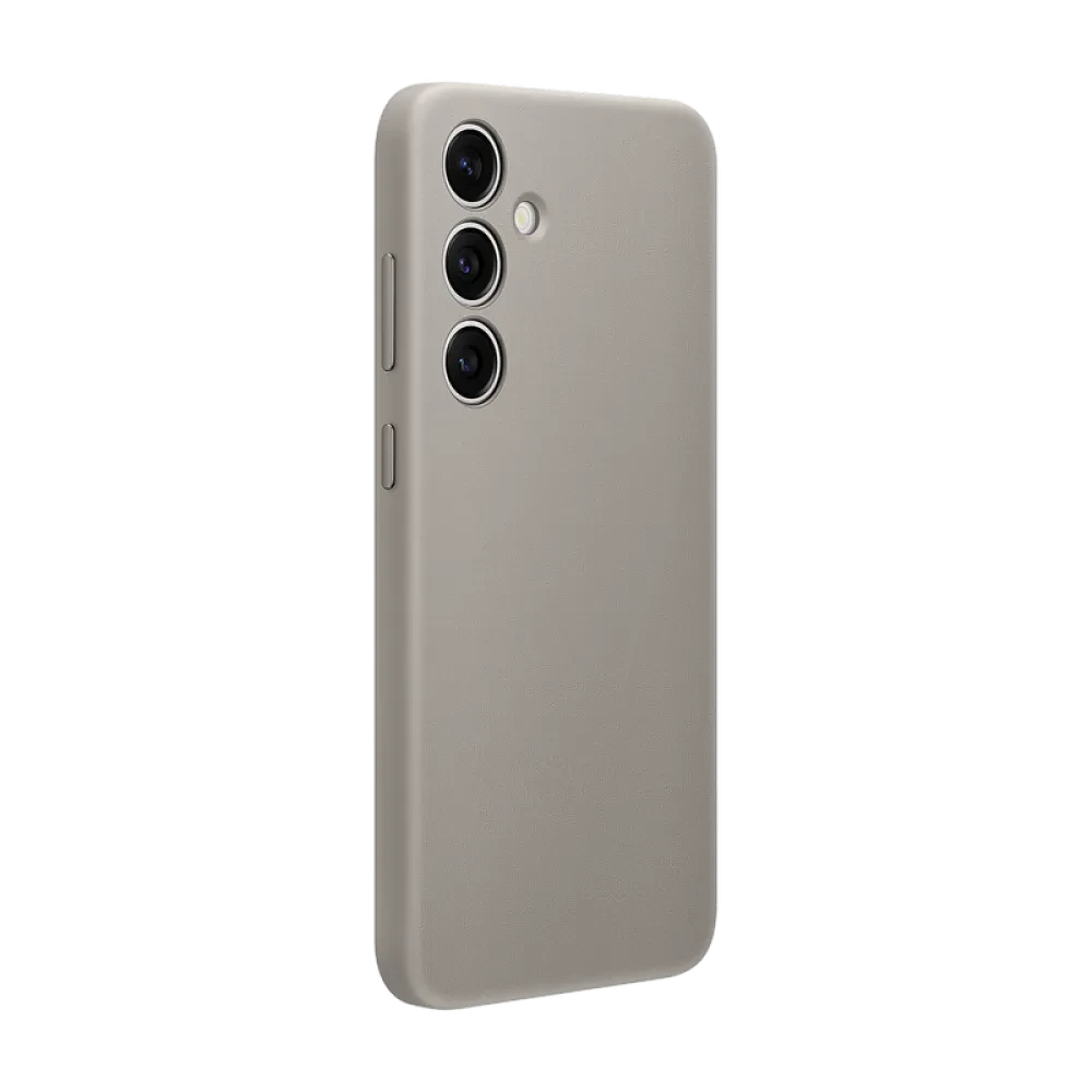 Чехол Samsung Vegan Leather Case Galaxy S24+, Серо-коричневый