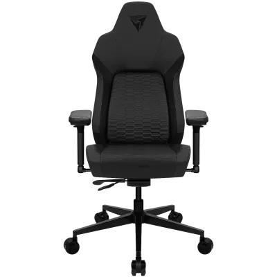 Scaun Gaming ThunderX3 Core Smart Racer, Țesătură, PU Piele, Negru