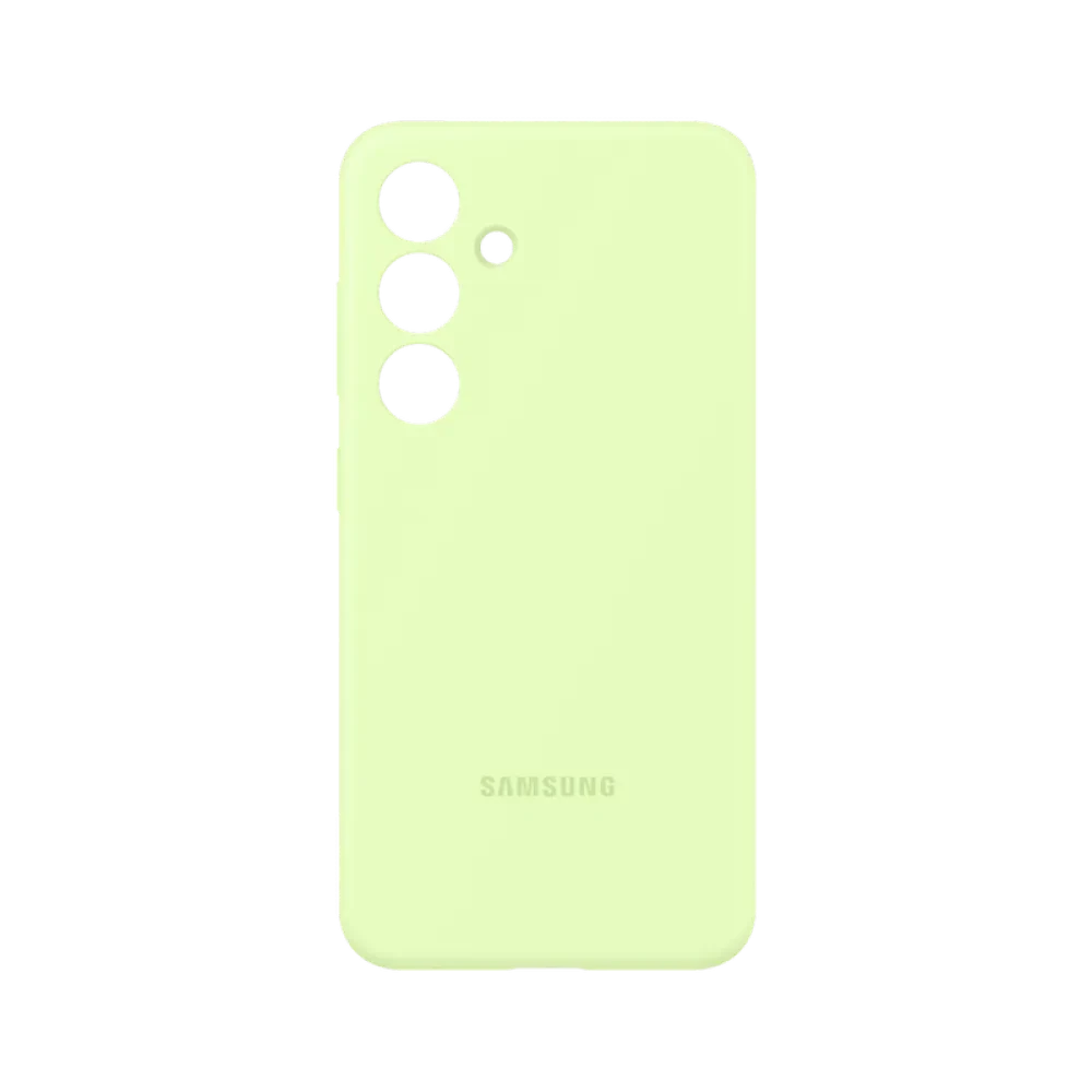 Чехол Samsung Silicone Cover Galaxy S24, Светло-зеленый