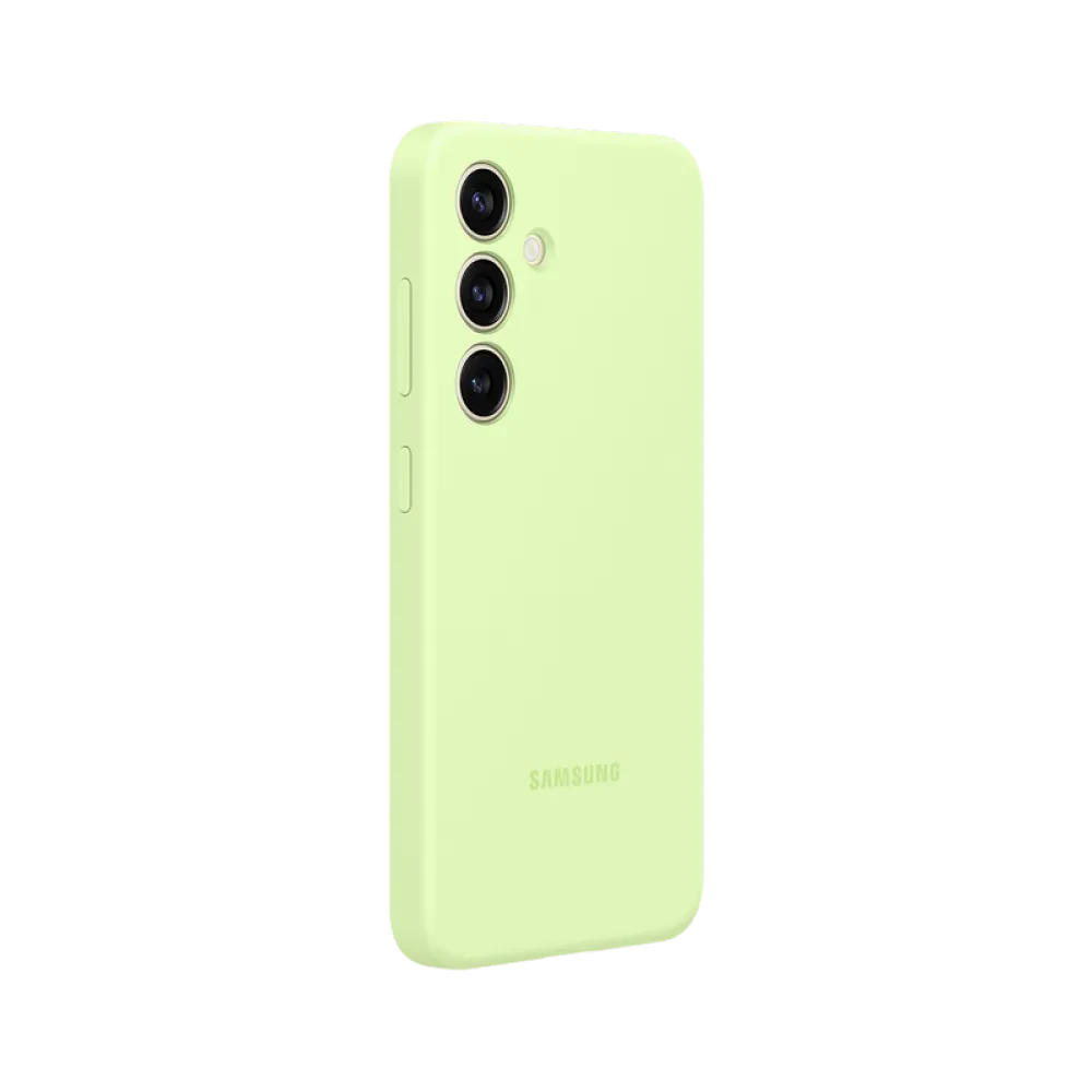 Чехол Samsung Silicone Cover Galaxy S24, Светло-зеленый