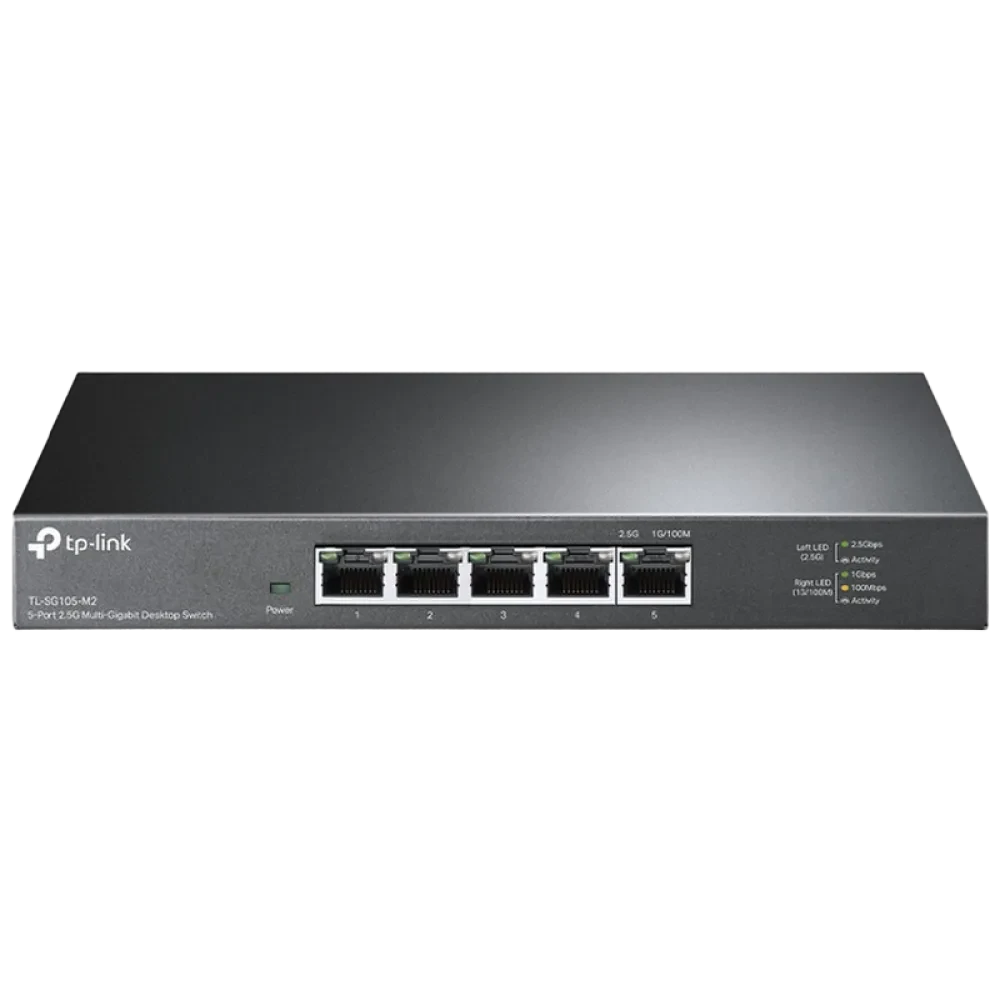 Сетевой коммутатор TP-LINK TL-SG105-M2, 5x 10/100/1000/2500 Мбит/с