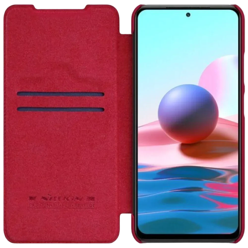 Husă Nillkin RedMi Note 10, Qin LC, Roșu