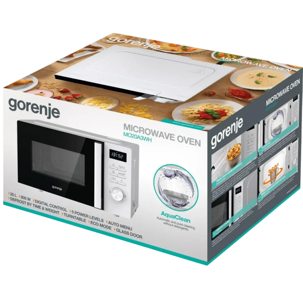 Микроволновая печь Gorenje MO20A3WH, Белый