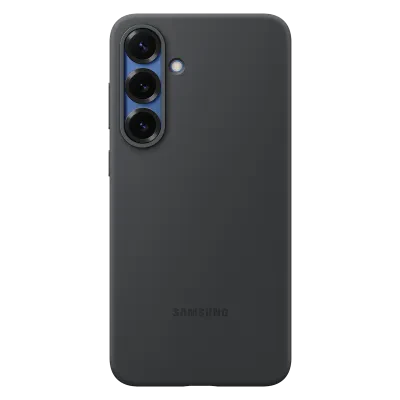 Чехол Samsung Silicone Cover для Galaxy S25+, Чёрный