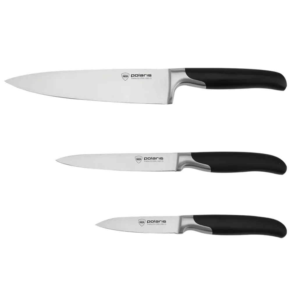 Набор ножей Polaris Graphit-4SS, Чёрный