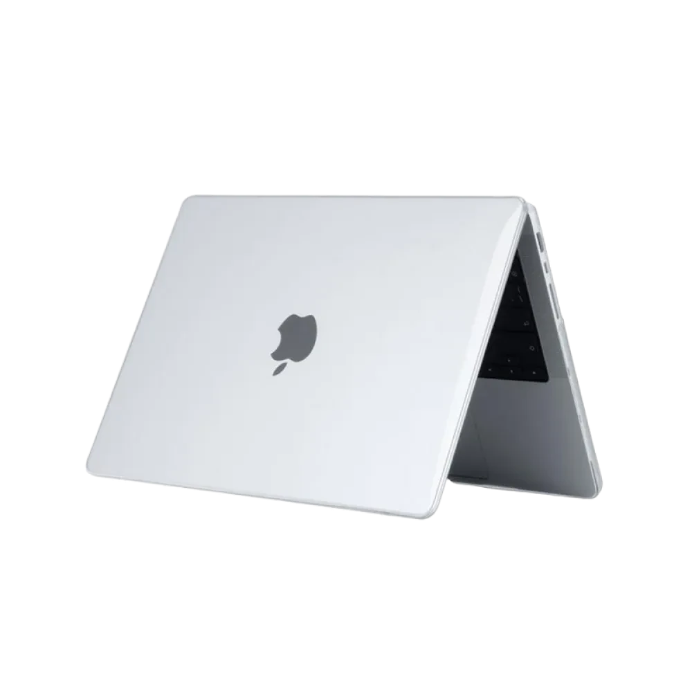 Husă pentru laptop Tech Protect Smartshell Macbook Pro 14 (2021-2023), 14.2", Policarbonat, Crystal Clear