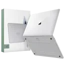 Husă pentru laptop Tech Protect Smartshell Macbook Pro 14 (2021-2023), 14.2", Policarbonat, Crystal Clear