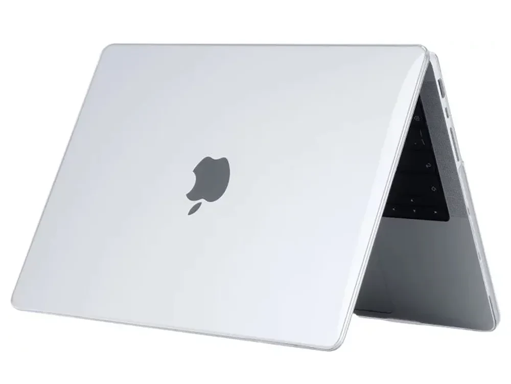 Husă pentru laptop Tech Protect Smartshell Macbook Pro 14 (2021-2023), 14.2", Policarbonat, Crystal Clear