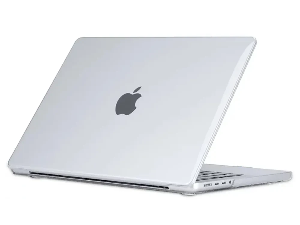 Husă pentru laptop Tech Protect Smartshell Macbook Pro 14 (2021-2023), 14.2", Policarbonat, Crystal Clear