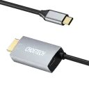 Adaptor USB Choetech XCH-M180, USB Type-C (F) - HDMI (F), 1,8m, Argintiu